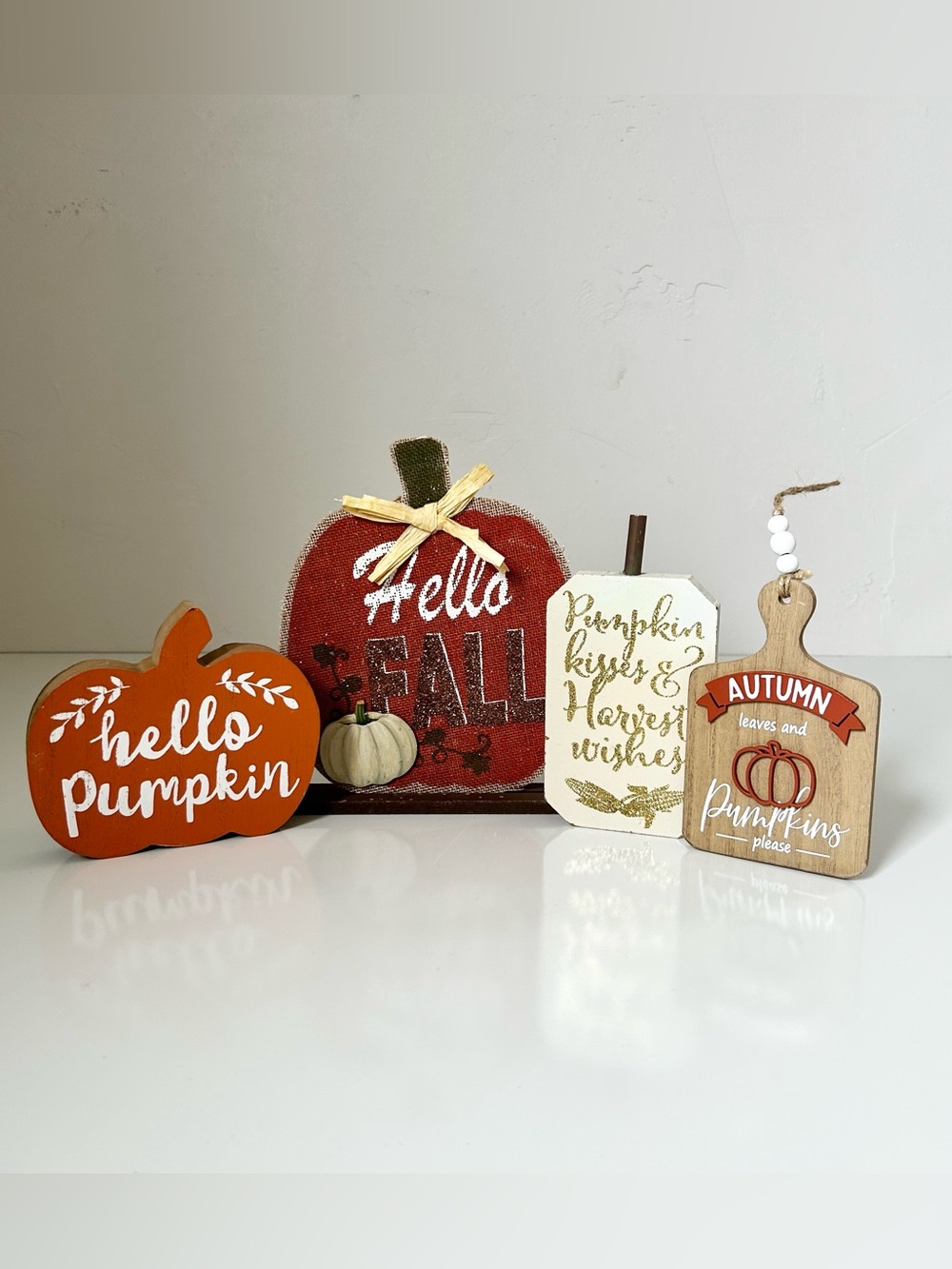 Hello Pumpkin Fall Decor Bundle